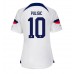 Tanie Strój piłkarski Stany Zjednoczone Christian Pulisic #10 Koszulka Podstawowej dla damskie MŚ 2022 Krótkie Rękawy